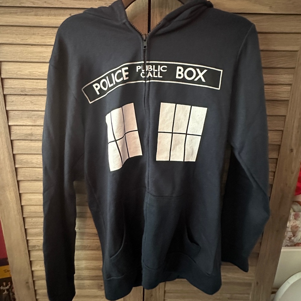 Doctor Who TARDIS Police Box Hoodie